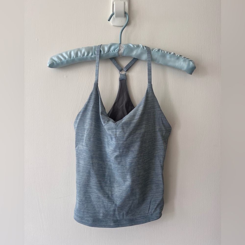 Outdoor Voices Cropped Light Blue Tank